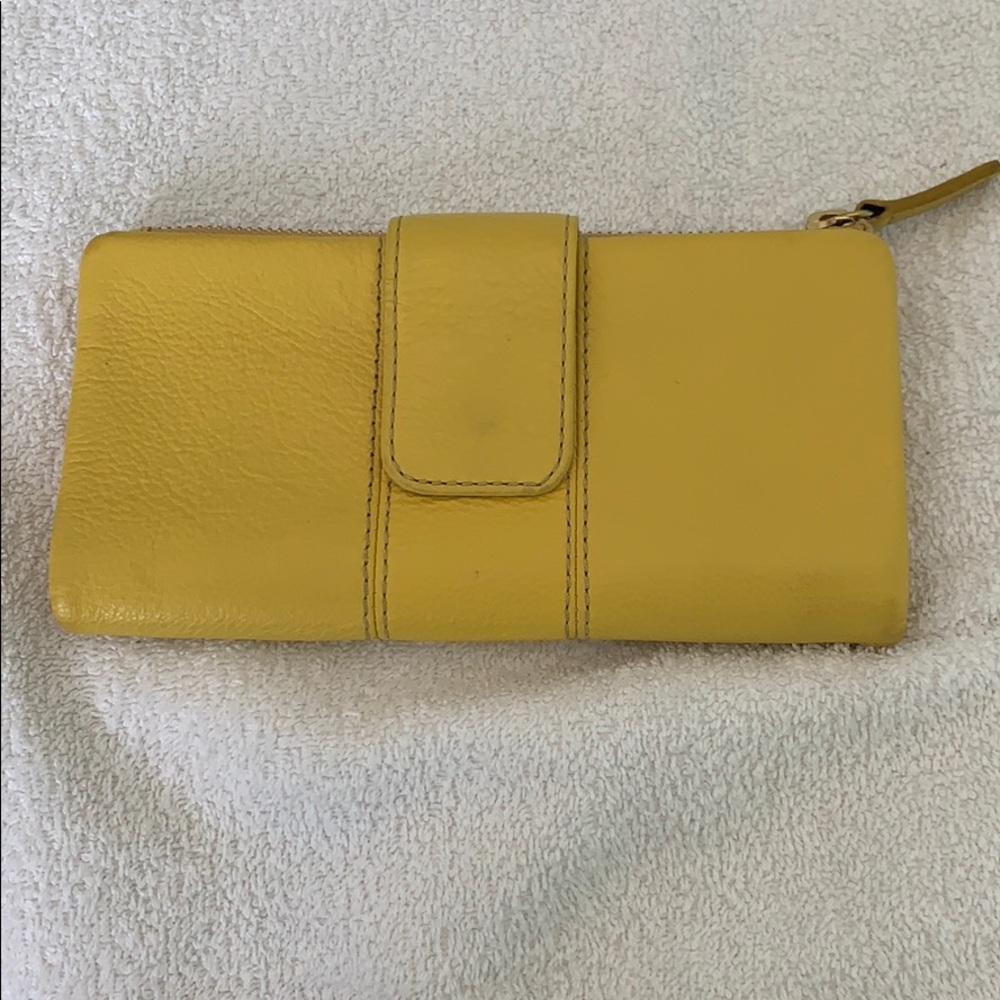 Fossil Yellow Wallet